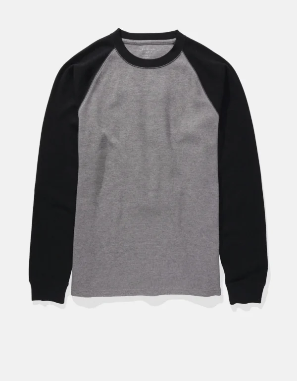 Long-Sleeve Raglan Thermal T-Shirt - Image 3